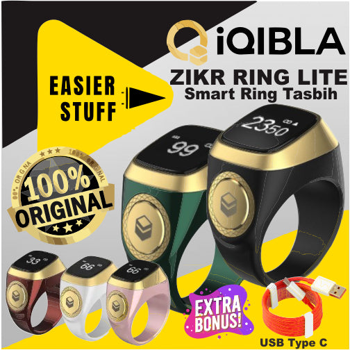 Tasbih Digital Zikr Ring Zikr1 Lite Smart Ring Tasbeh Iqibla Zikir